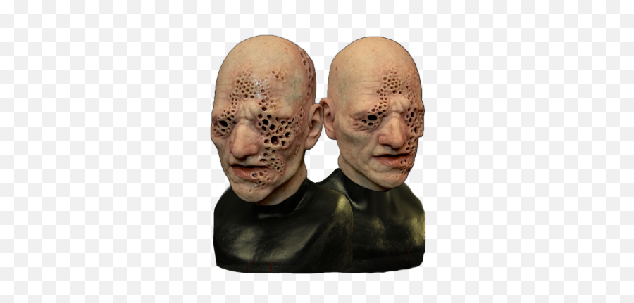 Crater Face Silicone Half Mask - Crater On Face Png,Crater Png