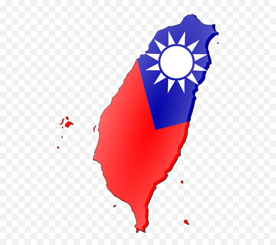 Download Taiwan Chinese China Island Flag Map - Taiwan Taiwan Flag And Country Png,Chinese Flag Png