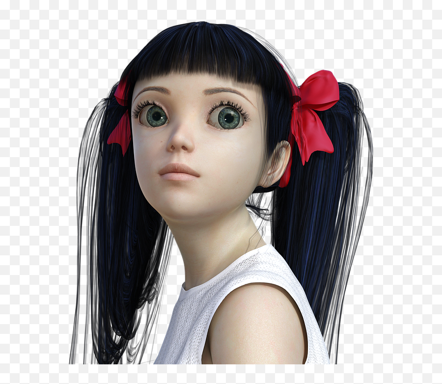 Adams Family Anime Manga - Free Image On Pixabay Imagen Muñeca Anime Con Trenza Png,Braids Png