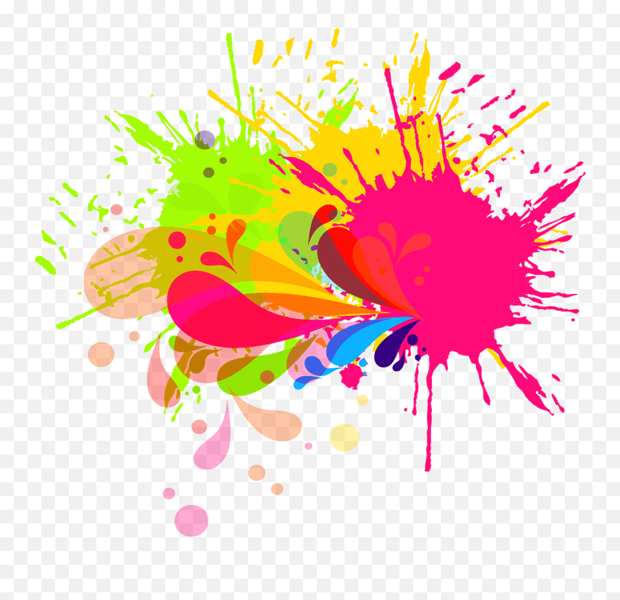 Ink Brush Watercolor Painting - Paint Splash Vector Png,Ink Png