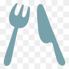 Emoji U1f374 - Fork And Spoon Emoticon Png,Knife Emoji Png