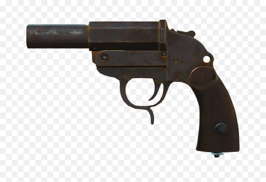 Flare Gun Fallout 4 Wiki - Trigger Png,Revolver Png