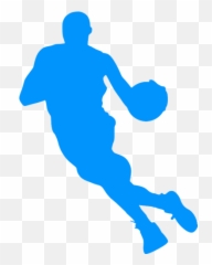 26 Basketball Clipart Blue Free Clip Art Stock Illustrations - Basketball Player Png Clipart,Basketball Clipart Png