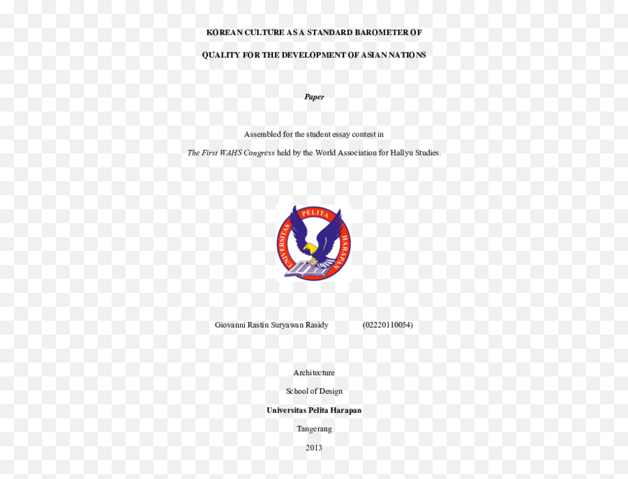 Pdf Giovanni Rastin Suryawan Hallyu Studies Competition - Document Png,2ne1 Logo