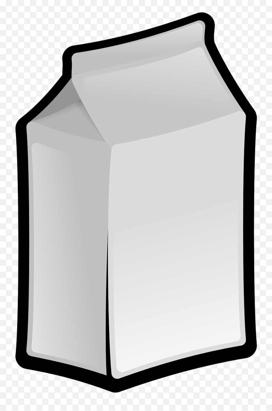 Milk Carton White - Free Vector Graphic On Pixabay Milk Box Png,White Box Png