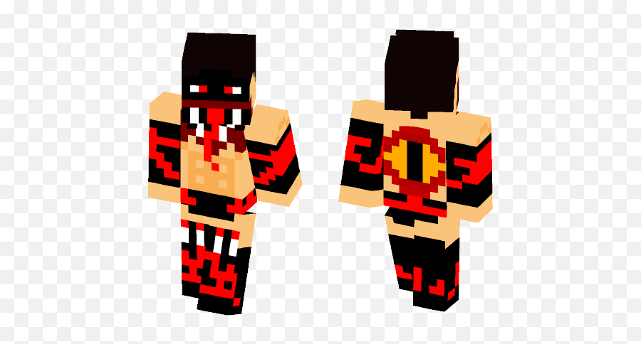 Download The Demon King Finn Bálor Wwe Minecraft Skin For - Anime Boy Minecraft Skin Png,Finn Balor Png