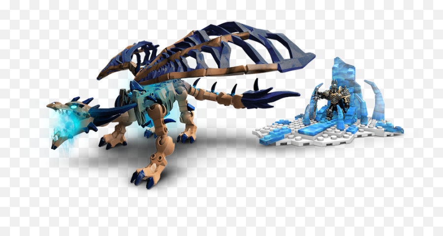 Mega Bloks - World Of Warcraft Sindragosa And The Lich Mega Bloks Sindragosa And The Lich King Png,Lich King Png