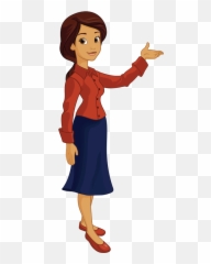 Teacher Clipart Png Images Cartoon - Transparent Background
