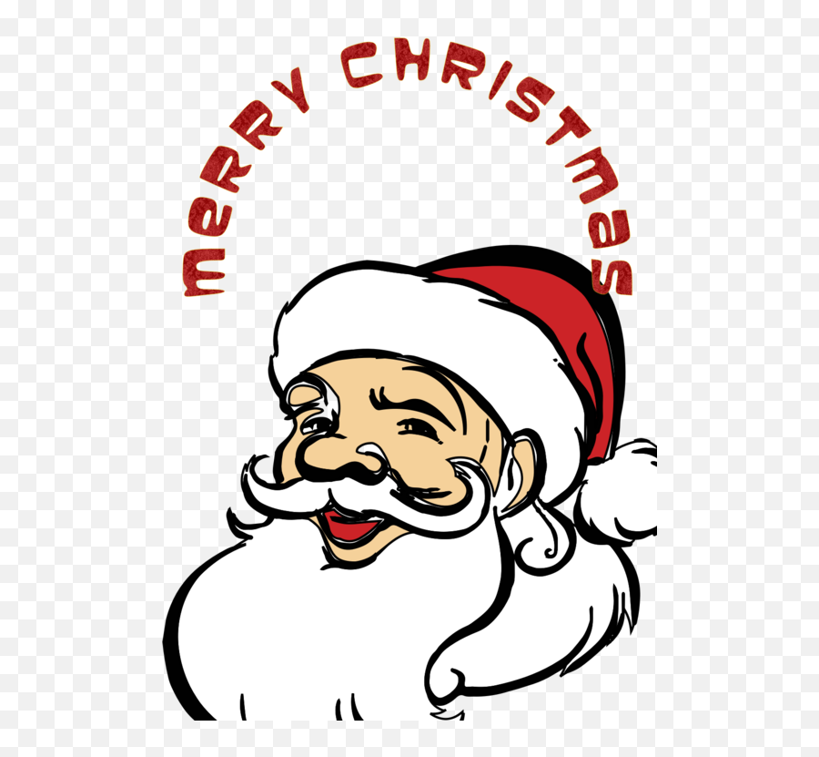 Download Merry Christmas Santa Claus - Public Domain Vectors Com Santa Claus Vector Clipart Png,Santa Claus Face Png