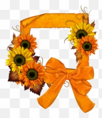 Borders Images Png Transparent - Sunflower Frames Art,Sunflower Emoji Png