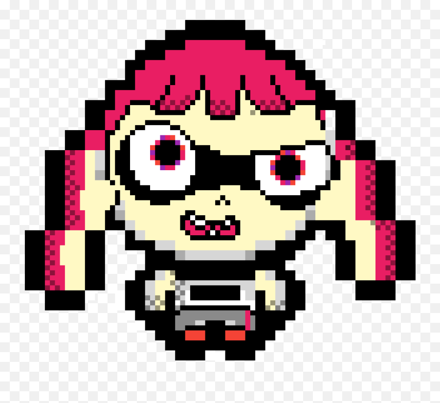 Download Splatoon Inkling Girl - Isaac Pixel Art Png,Splatoon Png