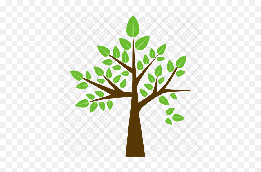 River Birch Icon Of Flat Style - Birch Png,Birch Tree Png