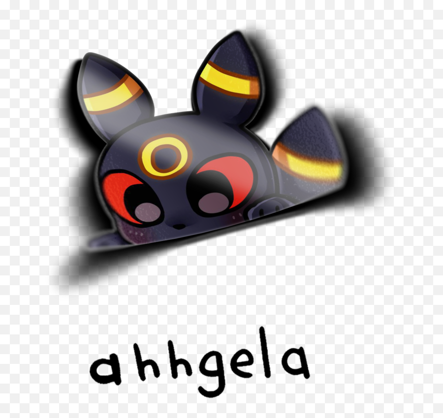 Umbreon Peeking Sticker - Mouse Png,Umbreon Png