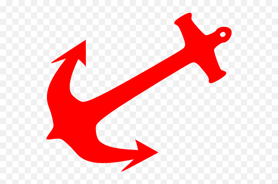 Red Anchor Clip Art - Red Anchor Clip Art Png,Anchor Clipart Png