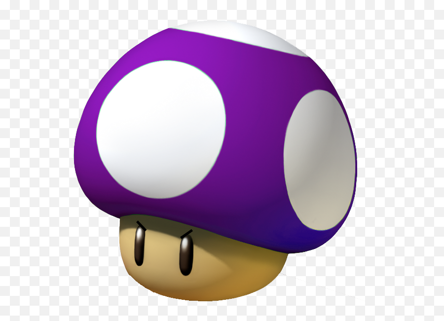 Purple Mario Mushroom - Purple Mushroom Super Mario Bros Png,Mario Mushroom Png