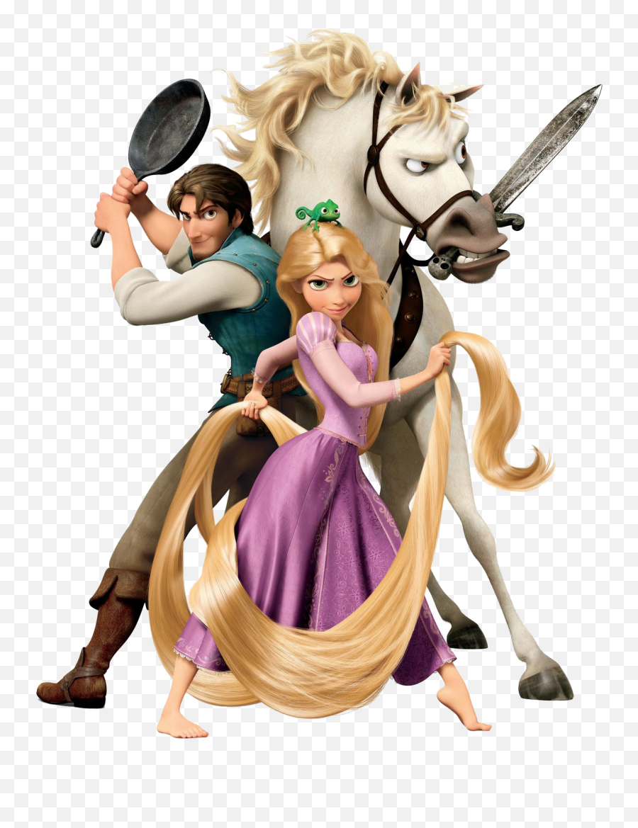 Fictional Game Video Rapunzel Human Hq - Rapunzel Pascal And Flynn Png,Rapunzel Transparent Background