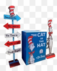 Cat In The Hat Book Clipart - Props png