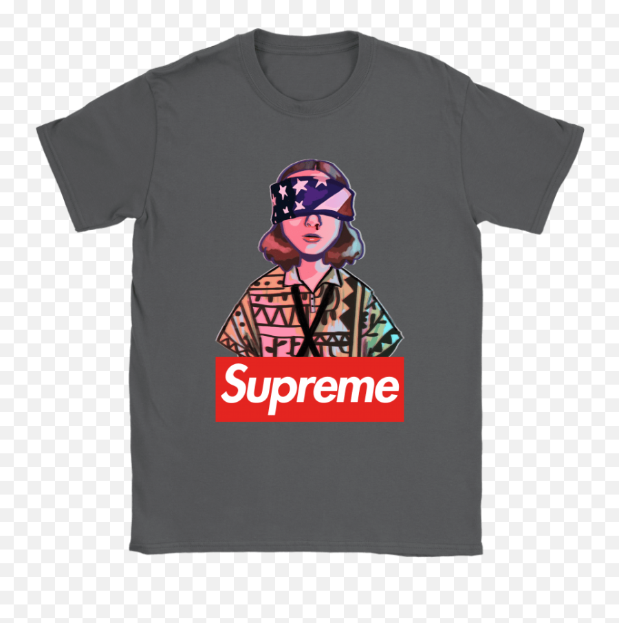 Stranger Things Supreme Eleven - Rick And Morty High Shirt Png,Blindfold Png