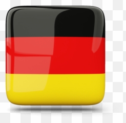 Glossy Square Icon Illustration Of Flag Germany - Square Flag Icon png