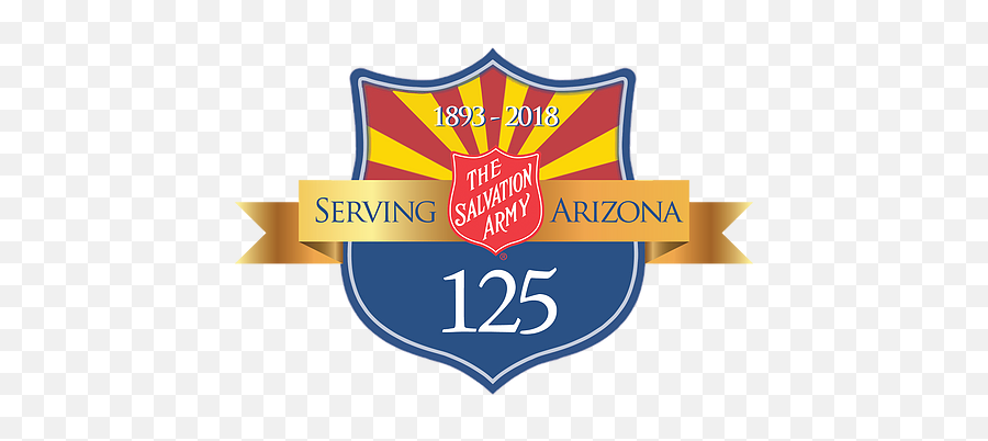 The Salvation Army Arizona 125th Anniversay - Vertical Png,Salvation Army Logo Png