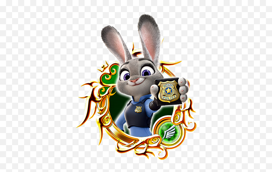 Judy Hopps - Kingdom Hearts 2 Olette Png,Nick Wilde Png