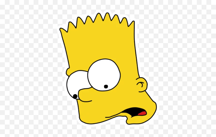 Bart Simpson As A Doctor - Sticker Mania Bart Simpson Open Mouth Png,Bart Simpson Png