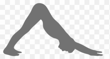 Downward Dog Yoga Silhouette - Transparent PNG u0026 SVG vector file Silhouette Extended Puppy Pose