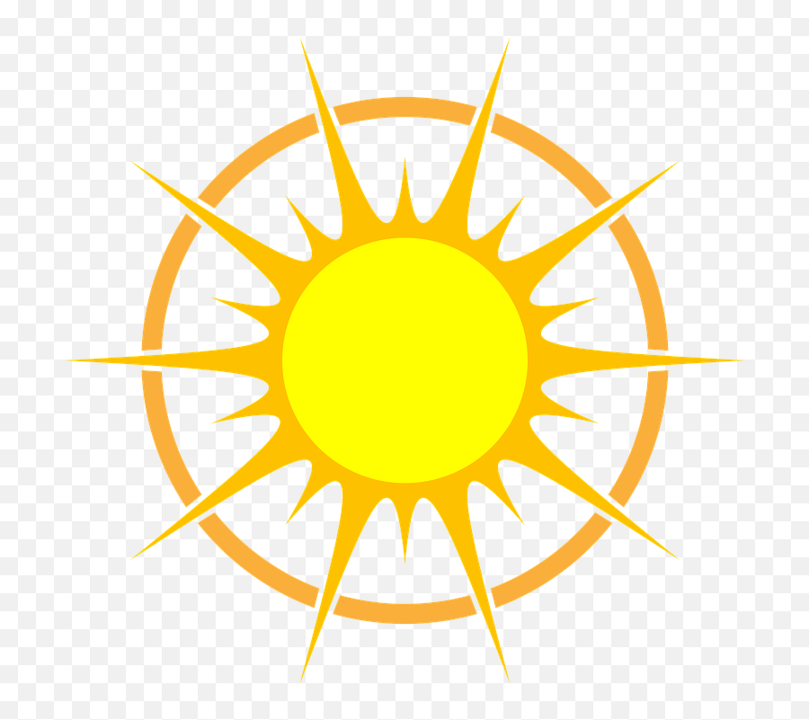 Sun Nature Vector Light Sunny Day Sky Color - Blue Language Dot Png,Language Icon Png