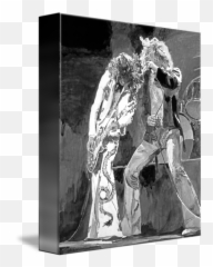 Led Zeppelin The Gods Of Rock By David Lloyd Glover - Page And Plant png