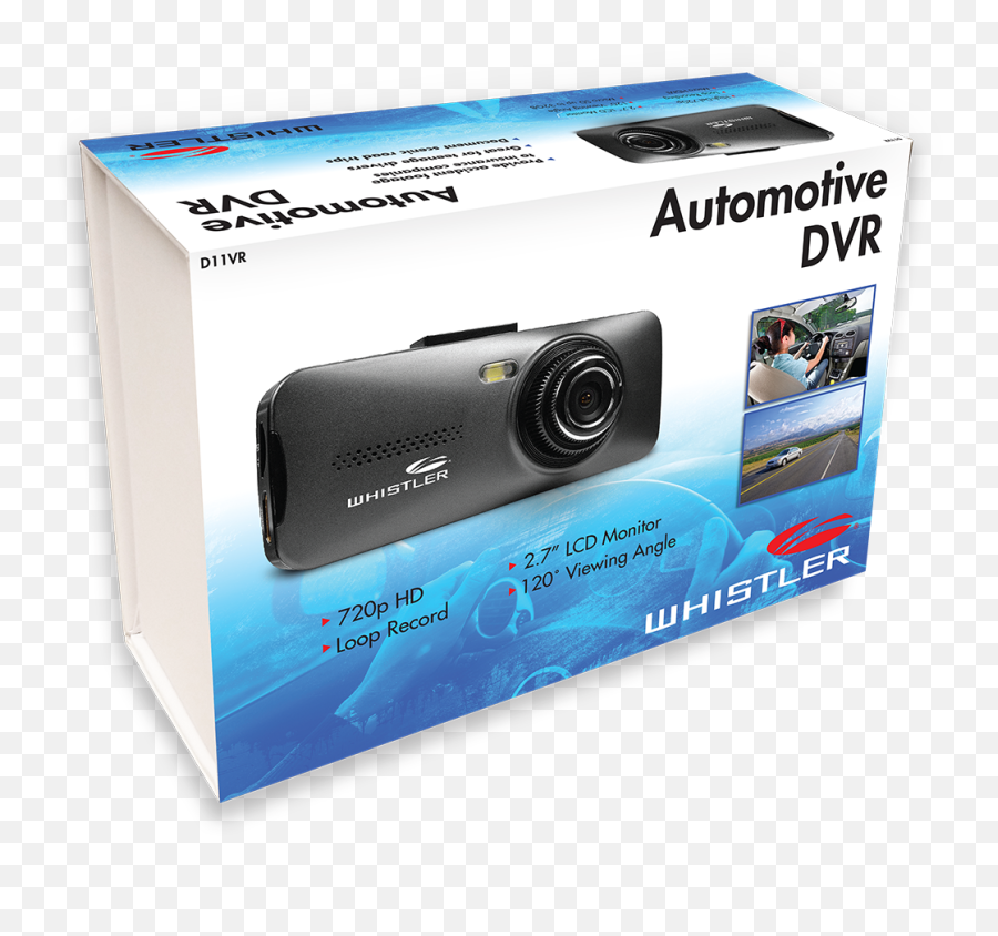 Whistler D11vr Automotive Dash Camera Dvr With 27 Screen - Digital Camera Png,Gd Fashionish Icon