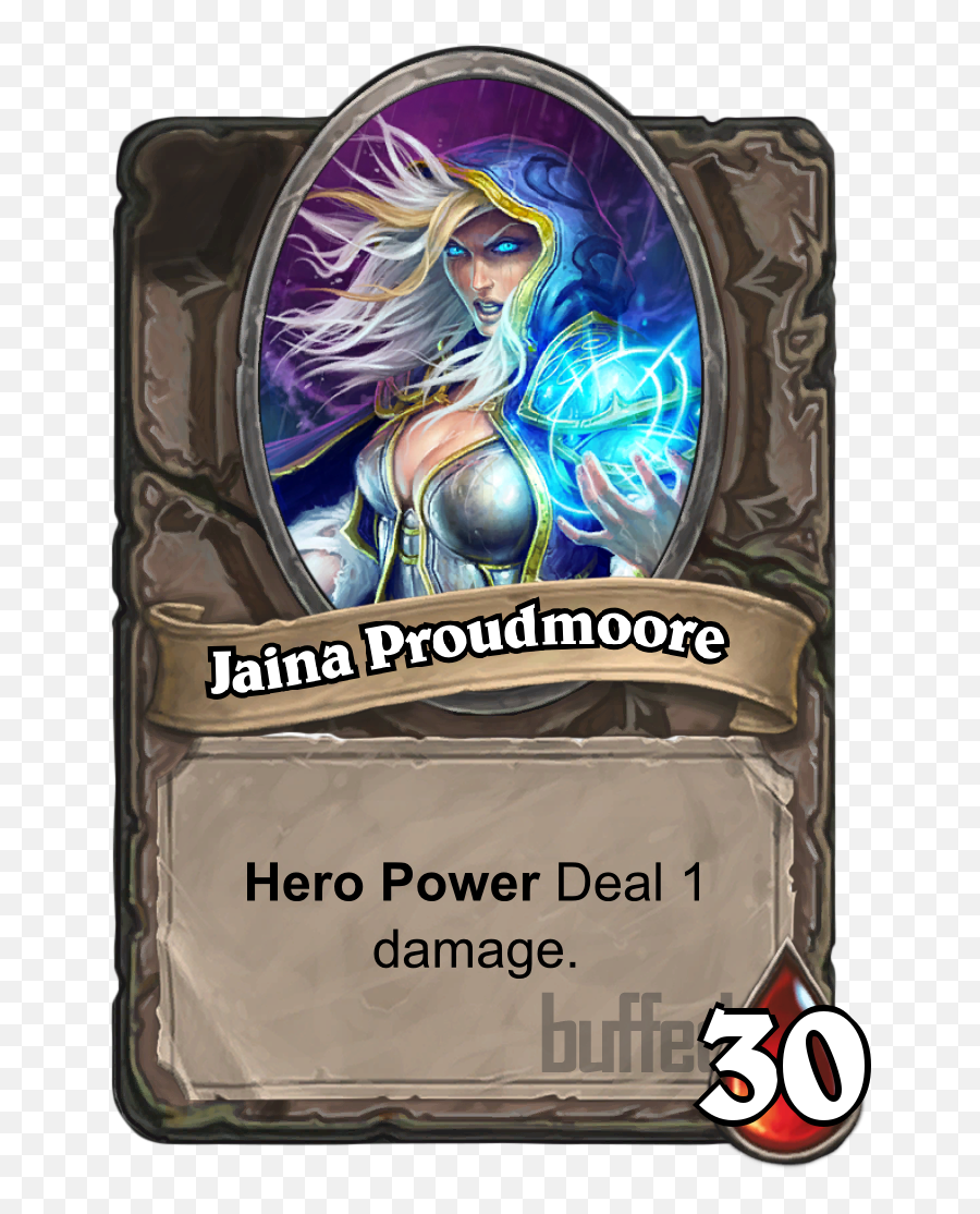 Jaina Proudmoore - Hero Card Hearthstone Database Gruntled Patron Hearthstone Png,Jaina Overwatch Icon