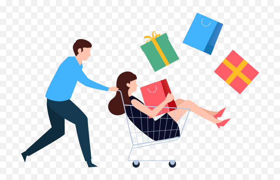 Online Shoppers Icon Transparent Cartoon - Jingfm Retail Market In Thailand 2020 Png,Online Icon Png