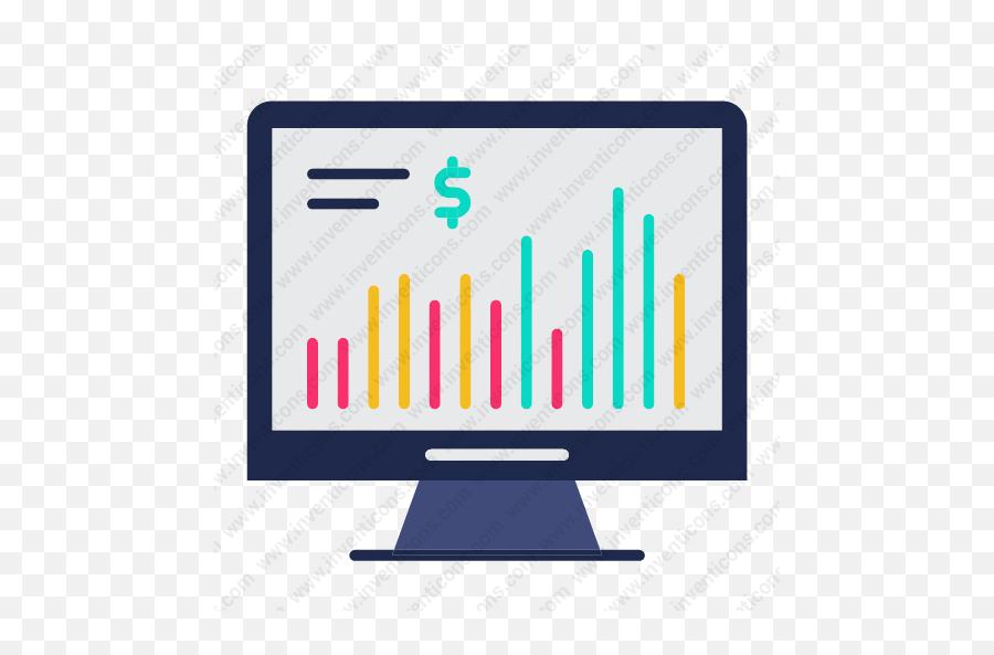 Download Stock Market Vector Icon Inventicons - Statistical Graphics Png,Stock Market Icon