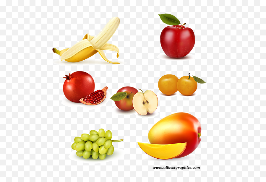 Natural Fruits Clipart Png Format Free - Fruit,Fruit Clipart Png