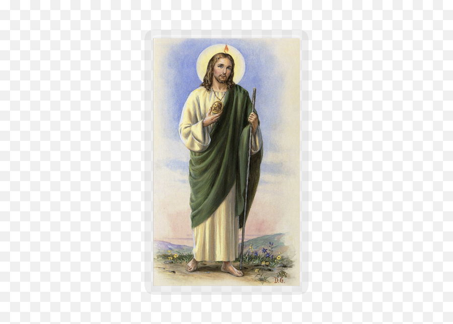Saint Jude - Saint Prayer Cards Png,St Jude The Icon