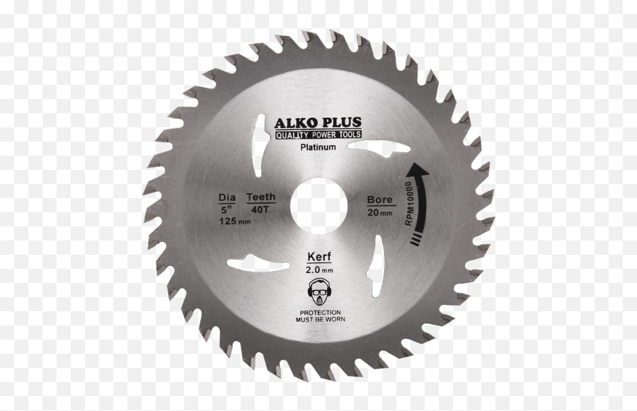 Alko Plus Platinum Tct Saw Blade For - Disco Flessibile Per Legno Png,Saw Blade Png