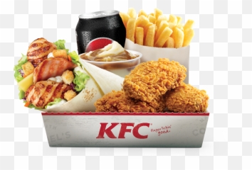 Chicken Caesar Twister Boxed Meal Kfc Menu Board - png