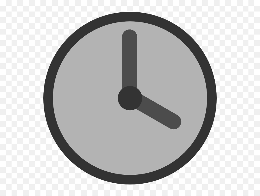Gray Clock Clip Art - Vector Clip Art Online Gray Clock Clip Art Png,Gray Instagram Icon