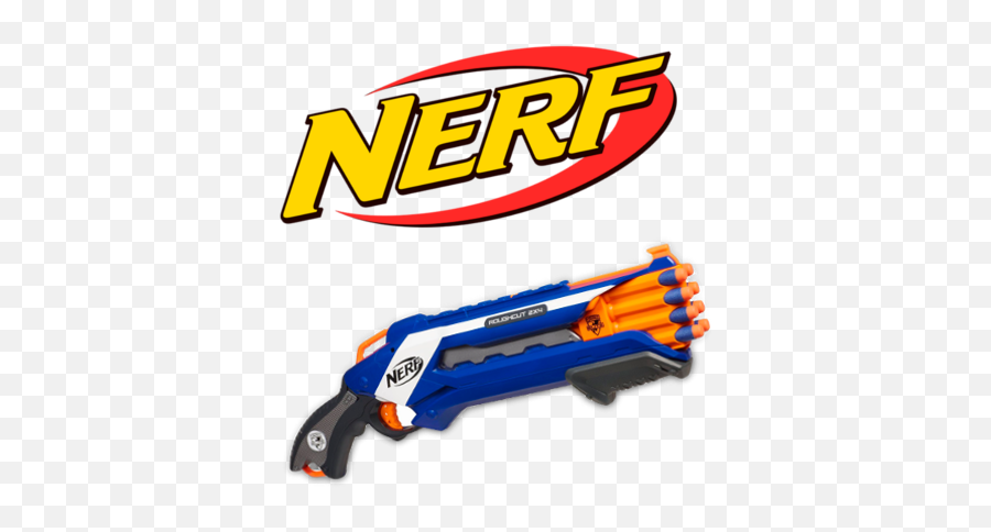 Nerf Logo Png 7 Image - Nerf Logo With Gun,Nerf Logo