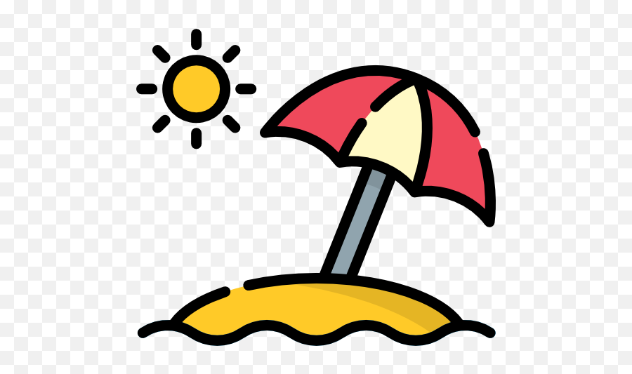 Sun Umbrella Free Vector Icons Designed By Freepik - Summer Highlight Cover For Instagram Png,Beach Umbrella Icon
