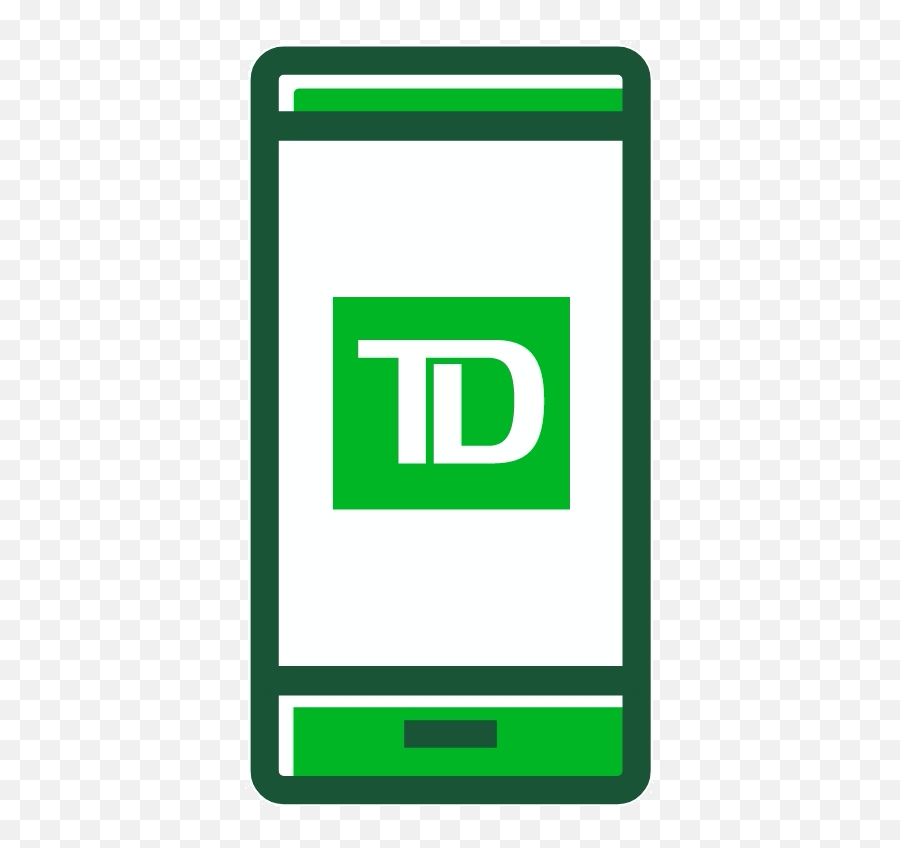 Rockland Me Bank Accounts U0026 Personal Checking Near You Td - Td Credit Card Mobile Png,Green Mobile Phone Icon