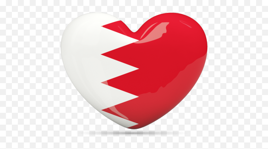 Heart Icon Illustration Of Flag Bahrain - Bahrain Flag Png Heart,In Love Icon