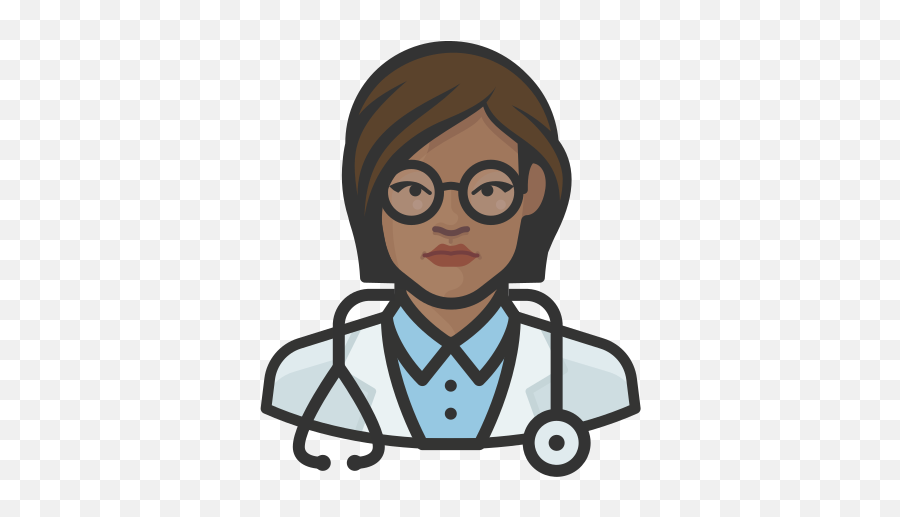 Doctor Black Female People Avatar Free Icon - Iconiconscom Black Doctor Icon Png,Doctor Who Icon
