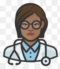 Doctor Black Female People Avatar Free Icon - IconIconscom Black Png