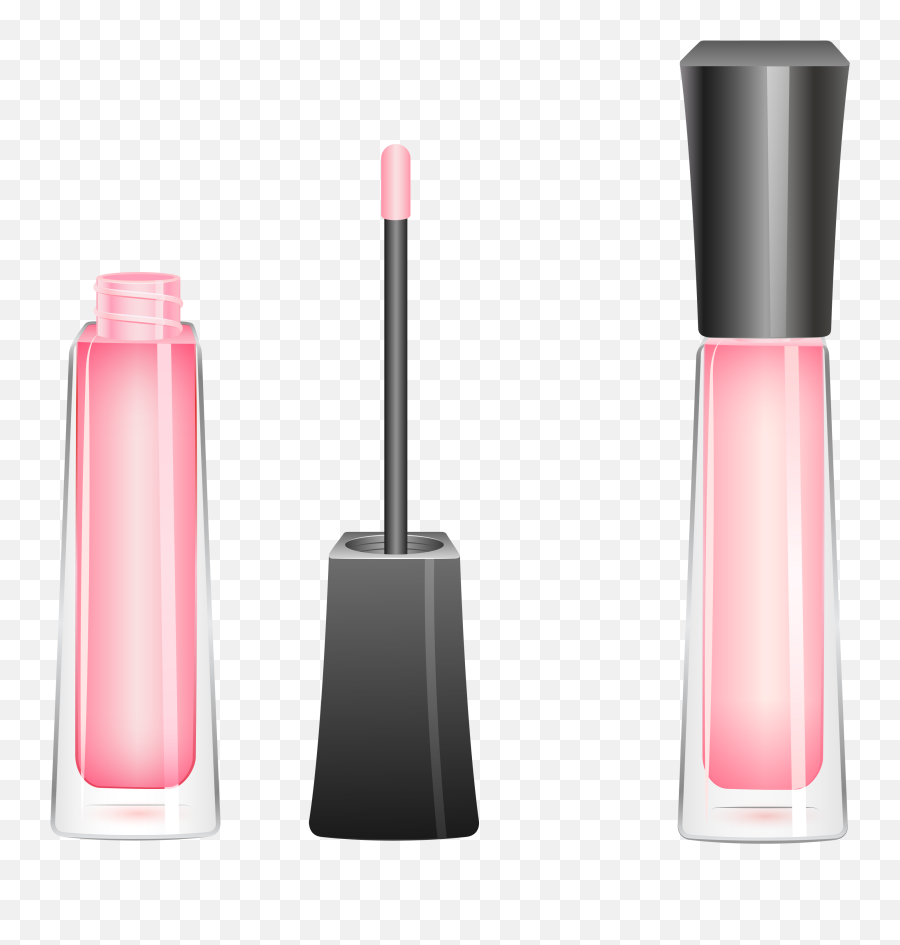 Lipstick Clipart Png - Transparent Lip Gloss Clipart,Pink Lips Png