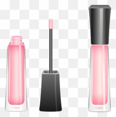 Lipstick Clipart Png - Transparent Lip Gloss Clipart,Pink Lips Png
