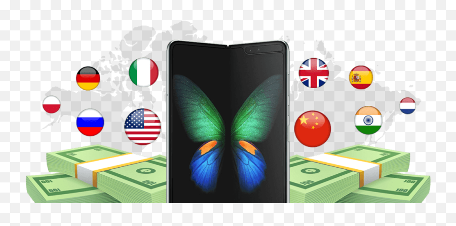 Samsung Galaxy Fold Price Worldwide Cost 57 Countries - Vertical Png,Icon Legend For I Phone 6plus