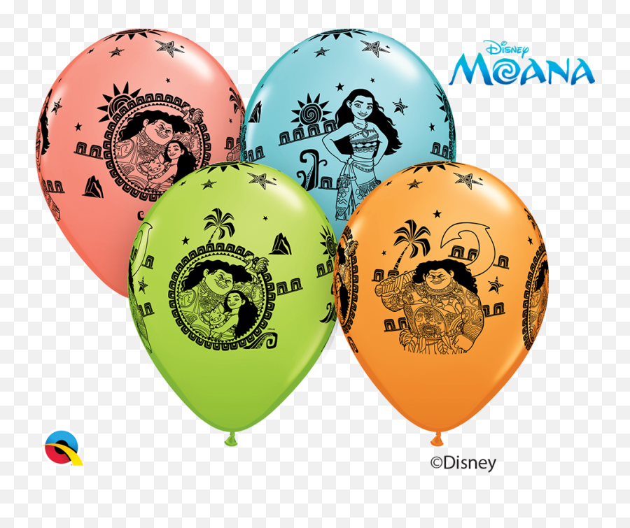 17 Moana Maui Balloon Foil Mylar Birthday Party Decoration - Balões De Aniversário Da Moana Png,Maui Moana Png