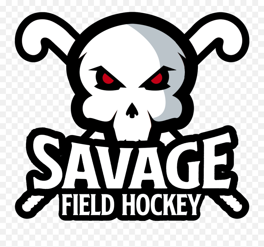 Download Savage Field Hockey Logo Outline With Shadow And - Field Hockey Logos Png,Savage Icon