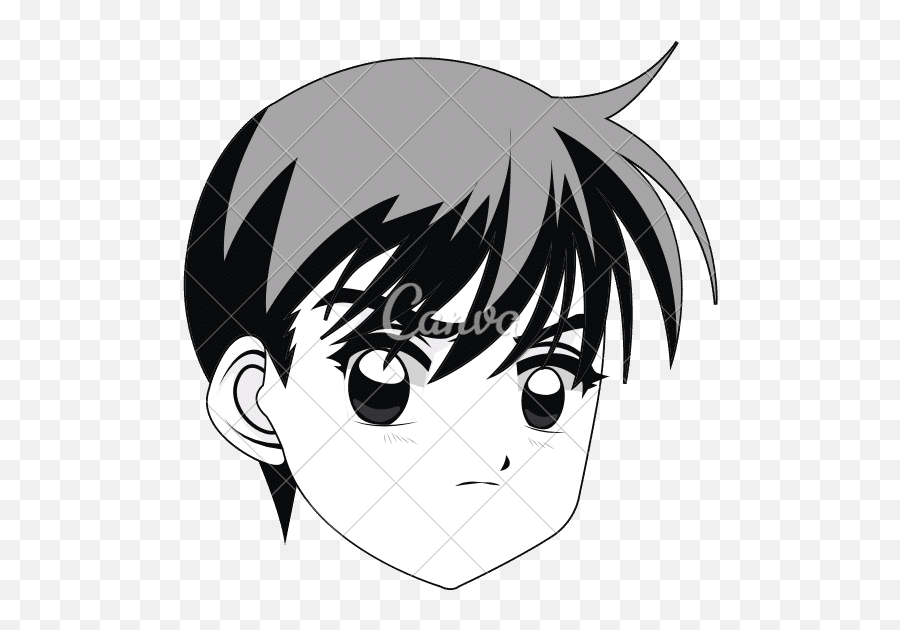 Anime Boy - Canva Png,Anime Guy Icon